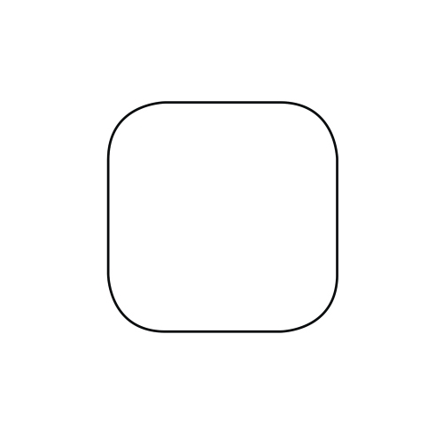 Immagine di Colombo Design ADJ sottobicchiere quadrato, per bicchieri, vasi e accessori da bagno, colore esterno panna cotta e interno white 00810/16