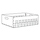 Colombo Design ADJ BOTTEGA cestino portaoggetti L.60 cm, colore esterno panna cotta e interno white 104916/10