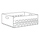 Colombo Design ADJ DUBAI cestino portaoggetti L.60 cm, colore esterno panna cotta e interno white 204916/10