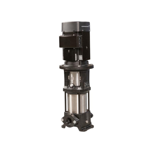 Immagine di Grundfos CR 10-6 A-A-A-E-HQQE Pompa centrifuga verticale multistadio con porte di aspirazione e scarico sullo stesso livello, 6 giranti 96500984