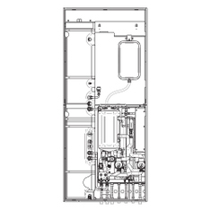 Immagine di Baxi ALYA 4-6 E WI-FI modulo per sistemi ad incasso con integrazione solo elettrica, con bollitore 150 litri, senza pompa di calore A7818081
