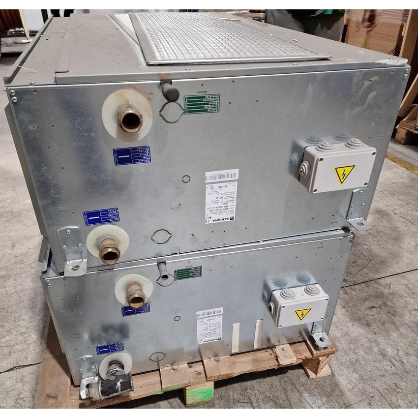 Immagine di Sabiana Maestro MTL-ECM 34 (PRODOTTO OUTLET SENZA CONFEZIONE) Ventilconvettore canalizzabile con motore elettrico asincrono, ad alta prevalenza, con scheda inverter, 4 ranghi  0034313-OUT