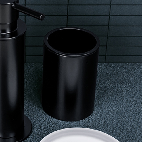 Immagine di Colombo Design MINI porta bicchiere da appoggio, colore nero finitura opaco W4941NM