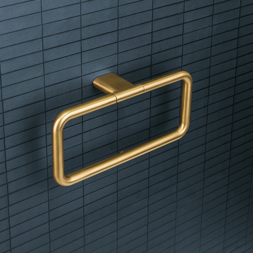 Immagine di Colombo Design MINI porta salvietta ad anello, colore nero finitura opaco B4031NM