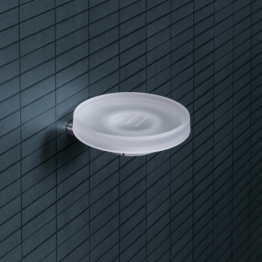 Immagine di Colombo Design MINI porta sapone, finitura cromo B4001CR-VAN