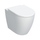 Geberit ICON vaso a pavimento, a filo parete, RIMFREE® con sedile con discesa ammortizzata, colore bianco finitura lucido 502.383.00.1