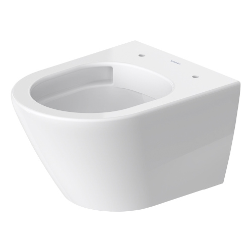 Immagine di Duravit D-NEO COMPACT vaso sospeso Rimless, a cacciata, senza brida e senza sedile, colore bianco finitura lucido 2588090000