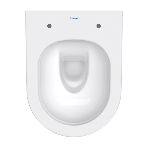 Immagine di Duravit D-NEO COMPACT vaso sospeso Rimless, a cacciata, senza brida e senza sedile, colore bianco finitura lucido 2588090000