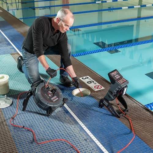 Immagine di Ridgid Sistema NANOreel con telecamera di ispezione CA-350, cavo 25 m per tubazioni da 1" a 2" (25-51 mm) 77583