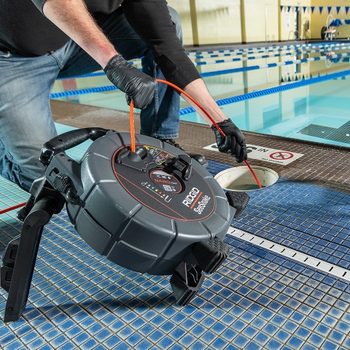 Immagine di Ridgid Sistema NANOreel con telecamera di ispezione CA-350, cavo 25 m per tubazioni da 1" a 2" (25-51 mm) 77583