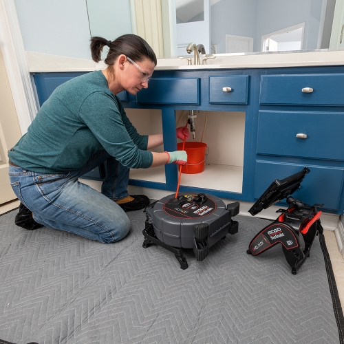 Immagine di Ridgid Sistema NANOreel con telecamera di ispezione CA-350, cavo 25 m per tubazioni da 1" a 2" (25-51 mm) 77583