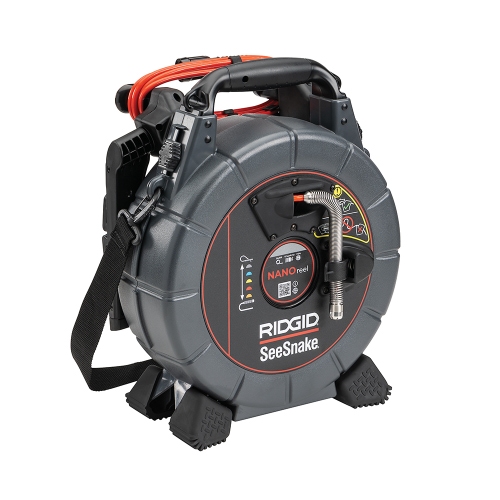 Immagine di Ridgid Sistema NANOreel con telecamera di ispezione CA-350, cavo 25 m per tubazioni da 1" a 2" (25-51 mm) 77583