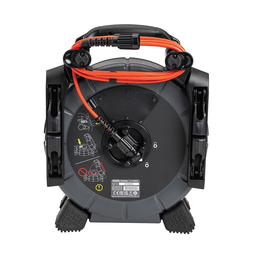 Immagine di Ridgid Sistema NANOreel con telecamera di ispezione CA-350, cavo 25 m per tubazioni da 1" a 2" (25-51 mm) 77583