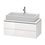Immagine di Duravit L-CUBE base sottolavabo sospesa L.92 P.48 cm, con 2 cassetti, scasso per sifone e coprisifone, colore bianco finitura lucido LC580802222