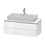 Immagine di Duravit L-CUBE base sottolavabo sospesa L.102 P.48 cm, con 2 cassetti, scasso per sifone e coprisifone, colore bianco finitura lucido LC580902222