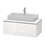 Immagine di Duravit L-CUBE base sottolavabo sospesa L.102 P.55 cm, con 1 elemento estraibile, senza consolle, colore bianco finitura lucido LC581402222