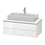 Immagine di Duravit L-CUBE base sottolavabo sospesa L.102 P. 55 cm, con 2 cassetti, scasso per sifone e coprisifone, senza consolle, colore bianco finitura lucido LC581902222