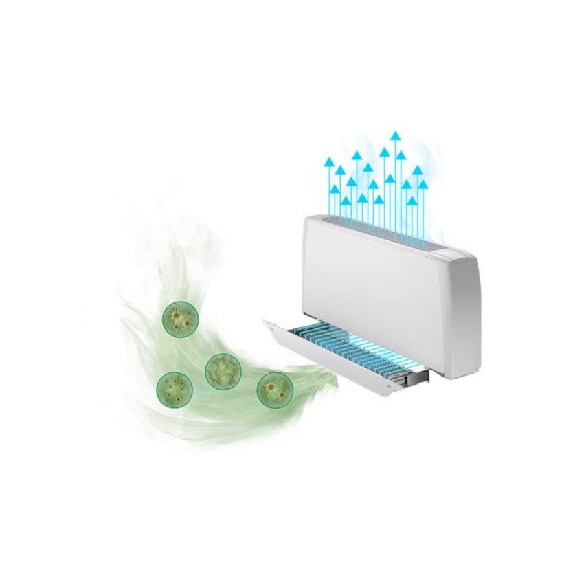 Immagine di Sabiana CRY-M G1 D filtro elettronico attivo a piastre Crystall serie CRC / CRC-ECM grandezze 1, attacchi destri (montato a bordo) 9066701D