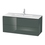 Immagine di Duravit L-CUBE base sottolavabo sospesa L.122 P.48 cm, con 2 cassetti, scasso per sifone e coprisifone, colore grigio dolomite finitura lucido LC624303838