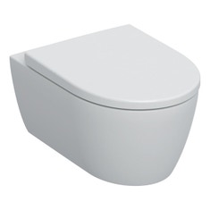 Immagine di Geberit ICON vaso sospeso RIMFREE® con sedile ammortizzato e sgancio rapido, colore bianco finitura lucido 501.663.00.1