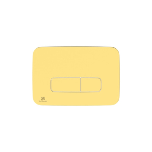 Immagine di Ideal Standard OLEAS™ M3 placca di comando per azionamento risciacquo cassette Prosys, finitura brushed gold R0459A2
