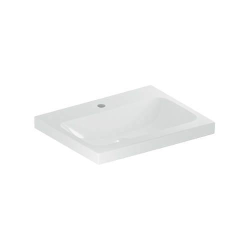 Immagine di Geberit ICON LIGHT lavabo L.60 cm, con foro rubinetteria, senza troppopieno, colore bianco finitura lucido 501.834.00.5