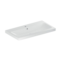 Immagine di Geberit ICON LIGHT lavabo L.90 cm, con foro rubinetteria e troppopieno, colore bianco finitura lucido 501.836.00.1