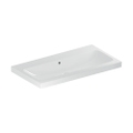Immagine di Geberit ICON LIGHT lavabo L.90 cm, senza foro rubinetteria, con troppopieno, colore bianco finitura lucido 501.836.00.3