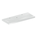 Immagine di Geberit ICON LIGHT lavabo L.120 cm, con due fori rubinetteria e troppopieno, colore bianco finitura lucido 501.837.00.1