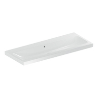 Immagine di Geberit ICON LIGHT lavabo L.120 cm, senza fori rubinetteria, con troppopieno, colore bianco finitura lucido 501.837.00.3