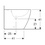 Immagine di Geberit ICON set sanitari a pavimento, vaso RIMFREE, con sedile a chiusura ammortizzata, bidet monoforo con troppopieno, colore bianco finitura lucido 502.383.00.1+502.384.00.1