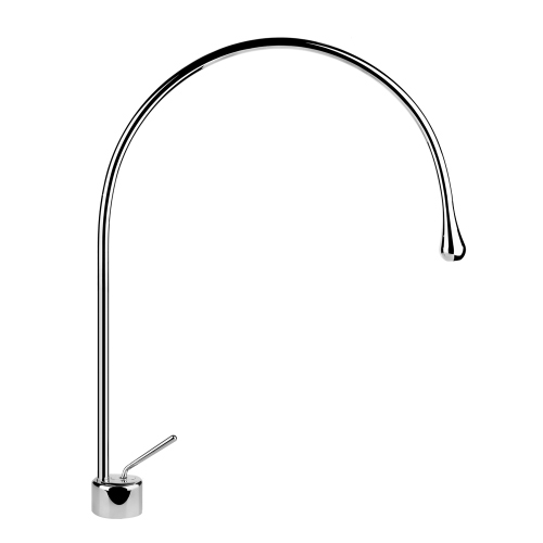 Immagine di Gessi GOCCIA miscelatore lavabo H.58 P.43 cm, senza scarico, con bocca girevole, finitura cromo 33603#031
