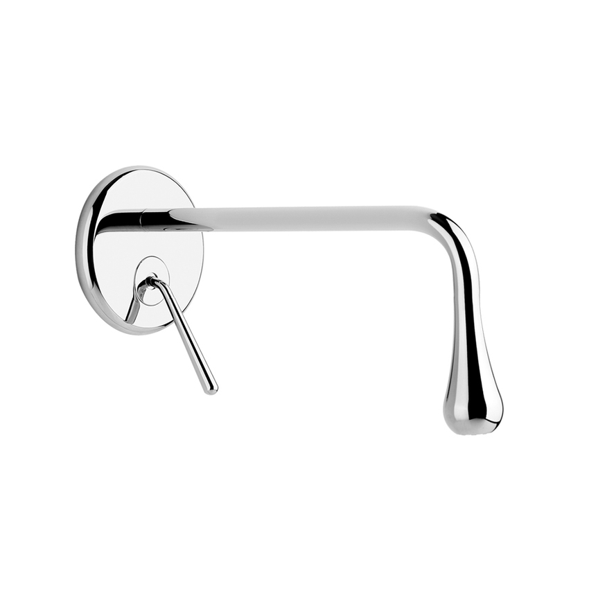 Immagine di Gessi GOCCIA miscelatore a parete P.30 cm, senza scarico, senza corpo incasso, finitura cromo 33690