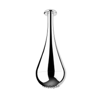 Immagine di Gessi GOCCIA soffione per doccia H.39 cm, anticalcare, installazione a soffitto, Ø 15.2 cm, finitura cromo 33751#031