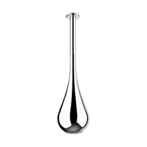 Gessi 31255#149 MIMI soffione doccia con braccio da soffitto altezza 270 mm  snodato con attacco da 1/2 e anticalcare finitura finox