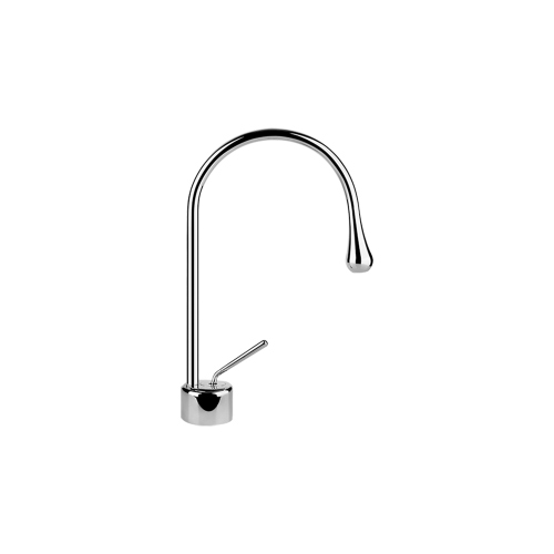 Immagine di Gessi GOCCIA miscelatore lavabo H.30 P.22 cm, senza scarico, bocca fissa, finiura cromo 33802#031