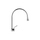 Gessi GOCCIA miscelatore lavabo H.35 P.26 cm, senza scarico, bocca fissa, finiura cromo 33803#031