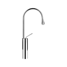 Immagine di Gessi GOCCIA miscelatore lavabo alto H.47 P.22 cm, senza scarico, bocca fissa, finiura cromo 33809#031