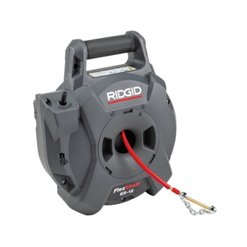 Immagine di Ridgid FlexShaft K9-12 Stasatrice per pulizia da parete a parete 1 1/4"-2" (32-50 mm), dotata di cavo da 9 m (30') diam. 6 mm (1/4") e kit 76188