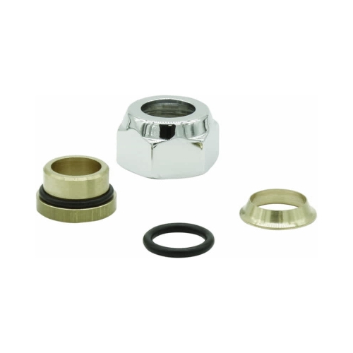 Immagine di Irsap Raccordo per collegamento idraulico, diametro 18 x 2 mm, pervalvole attacco rame, finitura cromo RACMULT04