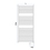 Immagine di Irsap QUADRE' ELETTRICO scaldasalviette 24 tubi, 2 intervalli, H.121,6 L.53 P.3 cm, controllo elettronico Wi-Fi, colore grigio chiaro finitura opaco Cod.8N QSM053E8NIR01NNN01