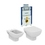 Immagine di Ideal Standard I.LIFE A set completo sanitari sospesi, vaso con sedile a chiusura ammortizzata e bidet monoforo, colore bianco finitura lucido, modulo installazione DUOFIX 90 per parete in cartongesso 111.016.00.1D-I.LIFE A