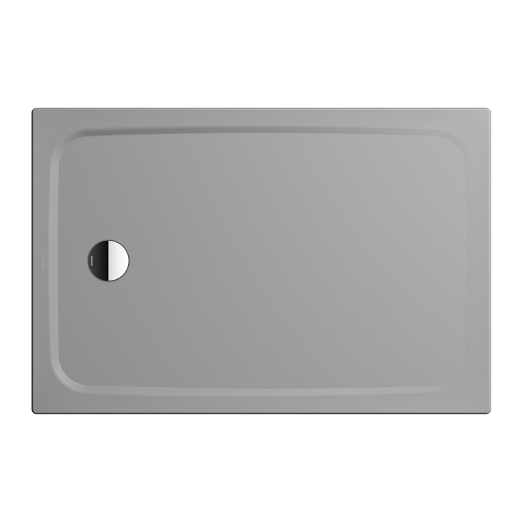 Kaldewei CAYONOPLAN piatto doccia rettangolare L.160 P.80 cm, in acciaio smaltato, colore cool grey 363600010663
