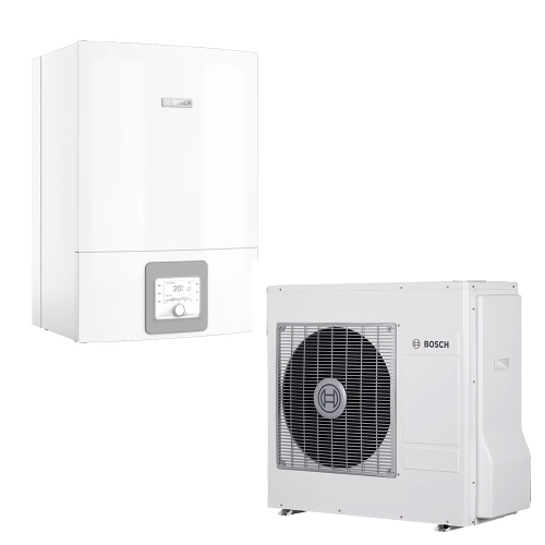 Immagine di Bosch CS3400iAWS 10 ORE-S Pompa di calore aria/acqua reversibile splittata monofase CS3400iAWS 10-S e unità interna CS3400iAWS 10 E con resistenza integrata 7735252279