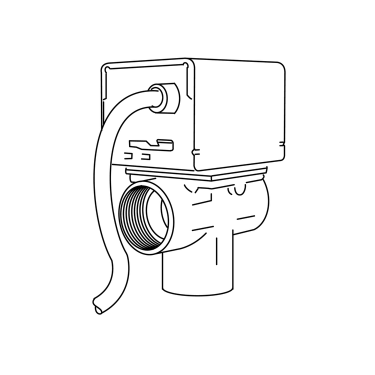 Valvola Deviatrice 2 Vie Soytich - Ottone Cromato, 1/2" A 3/4", Per Commutazione Flusso Acqua