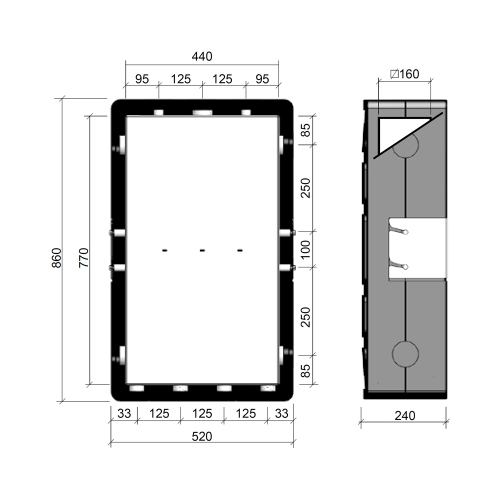 Immagine di Bosch BOMBER 50 puffer per pompe di calore, capacità 50 litri 7738602519