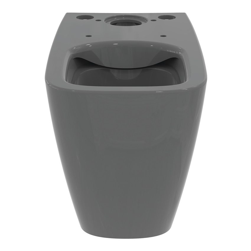 Immagine di Ideal Standard I.LIFE B vaso a terra per cassetta, senza sedile, senza cassetta e senza brida, colore grigio finitura lucido T461258