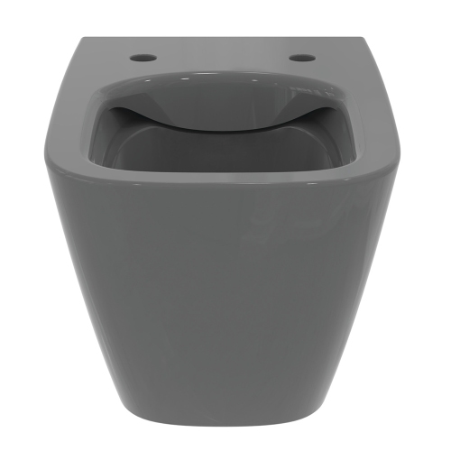 Immagine di Ideal Standard I.LIFE B vaso sospeso, senza sedile e senza brida, colore grigio finitura lucido T461458