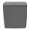 Immagine di Ideal Standard I.LIFE cassetta con batteria double flush per vaso a terra, colore grigio finitura lucido T472358