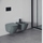 Ideal Standard I.LIFE B set sanitari sospesi, vaso RimLS+ senza brida, con sedile avvolgente a discesa rallentata, bidet monoforo con troppopieno, colore grigio finitura lucido T461458+T500358+T461458